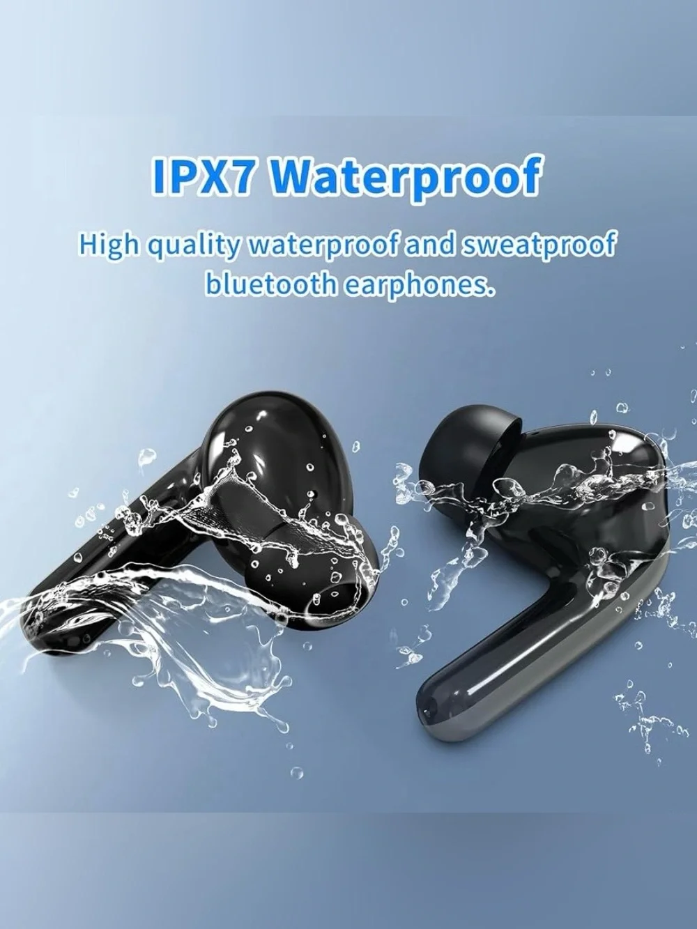 Wireless Bluetooth 5.3 Earbuds w/ Charging Case & LED Display – NEW SEALED